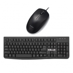 Bộ Phím Chuột Có Dây E-Blue EKM045BK Newmen M007